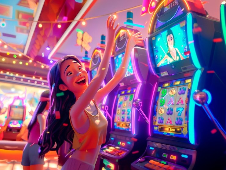 Tampilan meja Bandar Poker di slot1131 menampilkan layout pemain, pot, dan kartu komunitas